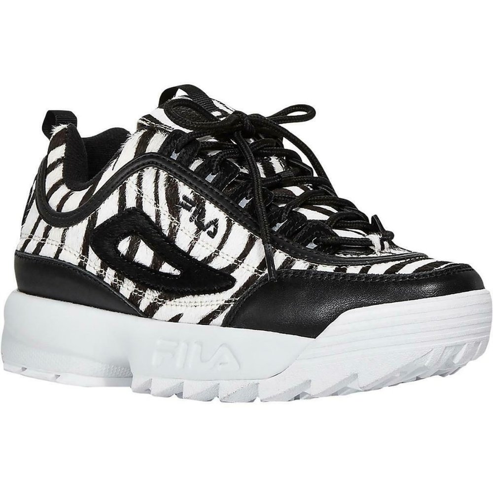 Fila Women's Disruptor 2 Zebra Print Sneakers 7.5